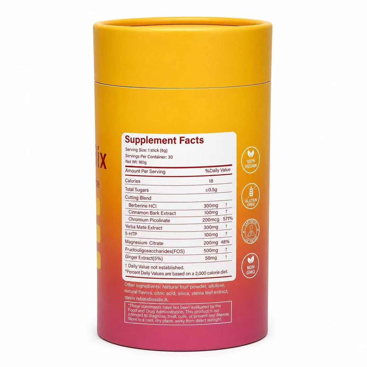 Cutting Drink Mix – 5-HTP, Berberine, Satiety & Gut Health
