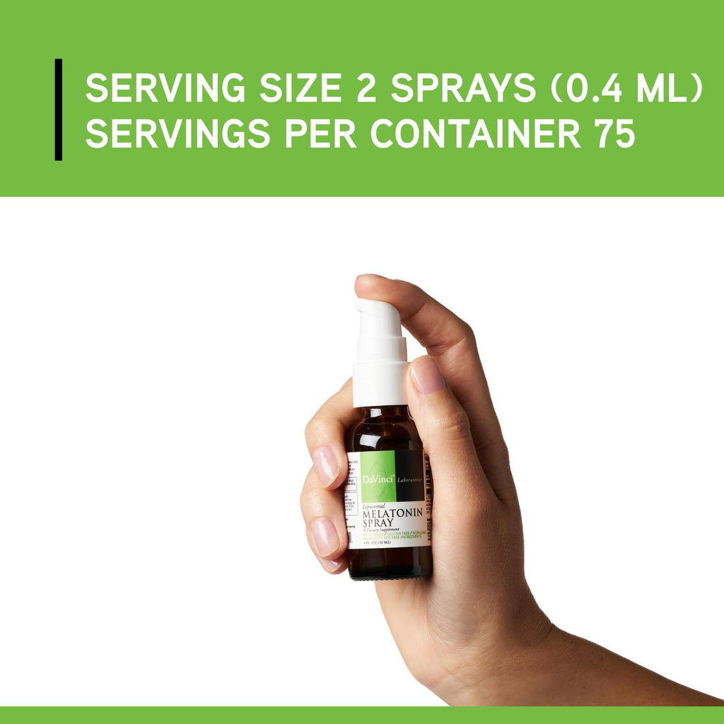 DAVINCI Labs Liposomal Melatonin Spray, 30 mL