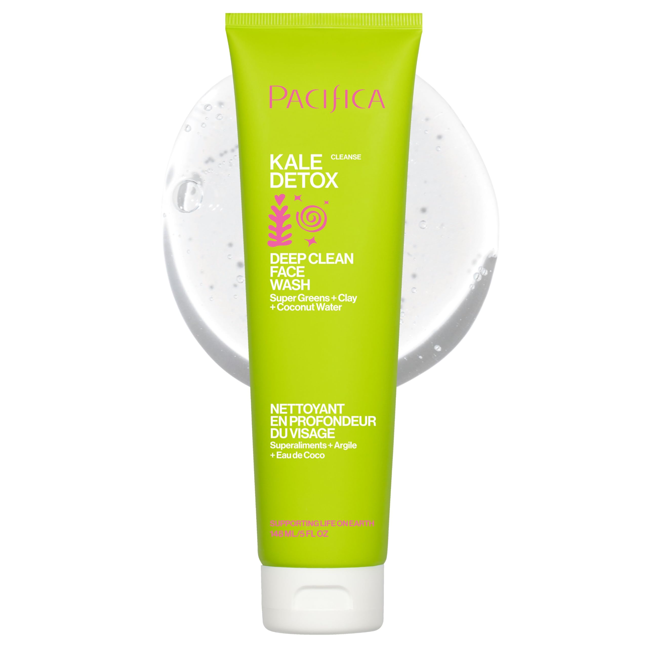 Buy now Pacifica Beauty Sea Foam Face Wash, Daily Gentle Foaming Cleanser, With Coconut Water + Sea Algae, Removes Makeup, For Combination and Oily Skin, Vegan & Cruelty Free at indiglob india