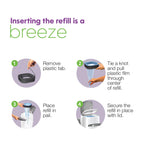 Litter Genie Refill Bags | Standard 3-Pack, 28 total ft | Up to 6 Months of Supply | Ultimate Odor Control Cat Litter Bags