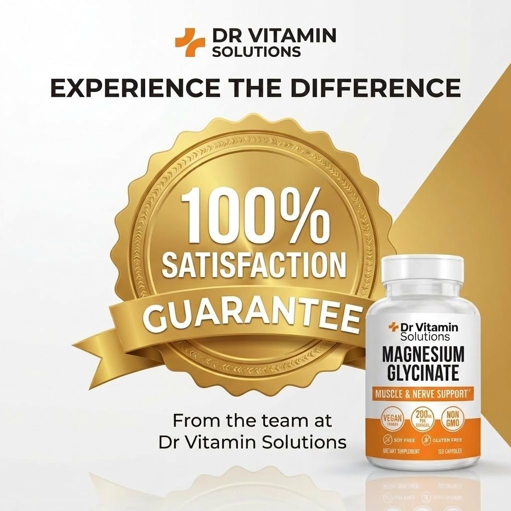 Magnesium Glycinate 200mg High Absorption Bisglycinate Sleep Supplement