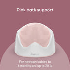 Buy now Angelcare Baby Bath Support (Pink) | Ideal for Babies Less than 6 Months Old at indiglob india