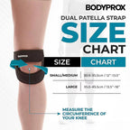 Buy now Bodyprox Patellar Tendon Support Strap (Small/Medium), Knee Pain Relief Adjustable Neoprene Knee Strap for Running, Arthritis, Jumper, Tennis Injury Recovery at indiglob india