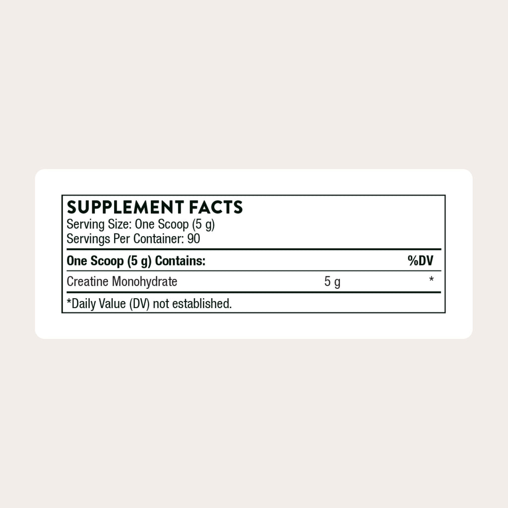THORNE Creatine, Micronized Creatine Monohydrate Powder, 90 Servings | Supports Lean Muscle Mass, Endurance & Cognitive Function*, Unflavored, 5 g per Serving, NSF Certified for Sport