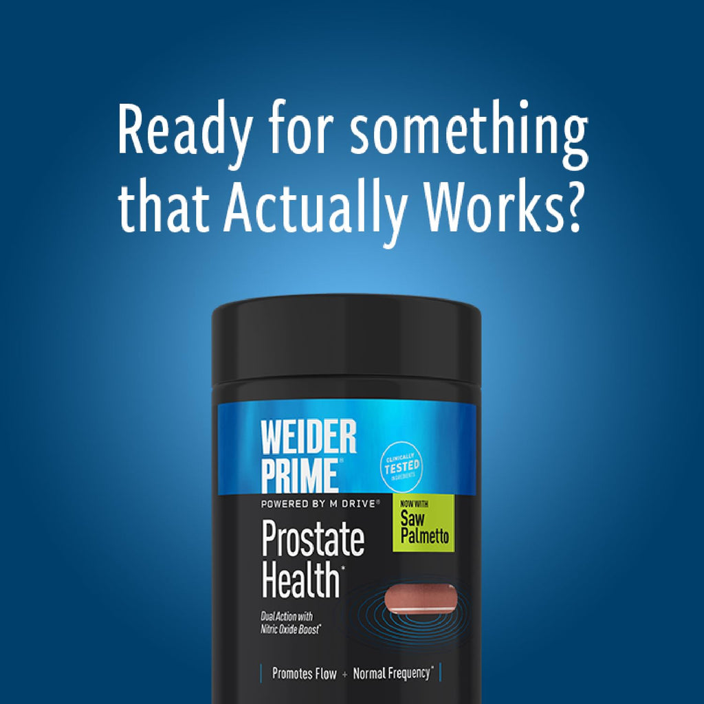 Weider Prime Saw Palmetto Prostate Health & Urinary Support for Men, 60 Ct