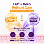 PURITO Retinol + Retinal Serum for Sensitive Skin, 1.01 fl.oz | Anti-Aging Facial Serum, Wrinkles & Fine Lines, Dual Retinoids with NAD+, Elasticity & Skin Texture, Korean Skincare