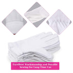 Buy now 100 Percent Cotton Gloves for Dry Hands Eczema, Selizo 10 Pairs White Cotton Gloves for Women Dry Hands Moisturizing Cosmetic Sensitive Irritated Skin Spa at indiglob india