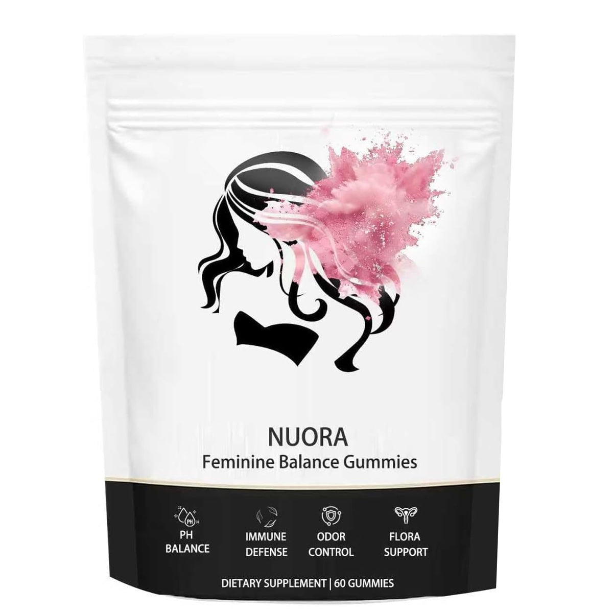 Feminine Balance Gummies, Vegan Hawaiian Pineapple, pH Balance, Healthy Odor, Flora and Immune Support, Vaginal Health Support, 60 Count