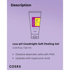 COSRX Low pH Soft Peeling Gel, Korean Gentle Face Scrub, 4.05 fl oz