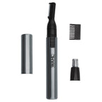Buy now Wahl Micro Groomsman Battery Personal Trimmer for Hygienic Grooming with Rinseable, Interchangeable Heads for Eyebrows, Neckline, Nose, Ears, & Other Detailing - 05640-600 Default at indiglob india