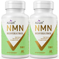 99% Pure NMN Resveratrol 1150mg per Serving, 3-in-1 NMN Supplement, 120 Cap | NMN Resveratrol 1150mg, NMN 500mg + Trans-Resveratrol 600mg, for NAD+, Cell, Energy, Immune, Skin, Anti-Aging & Longevity