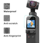 Buy now PCTC [4 pack] Lens+LCD Screen Protector Appliable for DJI Osmo Pocket 2 Camera, osmo pocket accessories 0.3mm 9H Hardness Ultra-Clear Tempered Glass Protector Film Guard Full Coverage Edge to Edge at indiglob india
