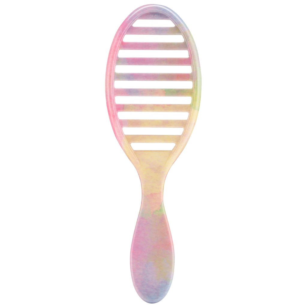 Buy now Wet Brush Speed Dry Hair Brush - Stripes (Color Wash) - Vented Design and Ultra Soft HeatFlex Bristles Are Blow Dry Safe With Ergonomic Handle Manages Tangle and Uncontrollable Hair - Pain-Free at indiglob india