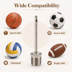 CIZEBO Ball Pump Needles 40pcs, Air Pump Needles for Basketball Inflating, Inflation Sports Pin