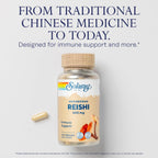 Buy now SOLARAY Reishi Mushroom 600mg - Reishi Mushroom Capsules for Immune Support - Vegan, Lab Verified - 60-Day Money-Back Guarantee - 100 Servings, 100 VegCaps at indiglob india