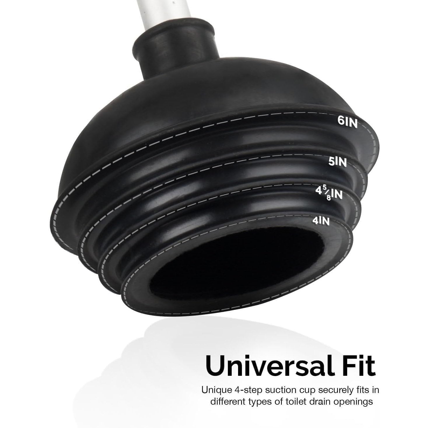 Buy now NEIKO 60166A Toilet Plunger with Patented All-Angle Design, Heavy-Duty Toilet Bowl Plunger with Aluminum Handle, Bathroom Necessity, Black, 1-Pack at indiglob india