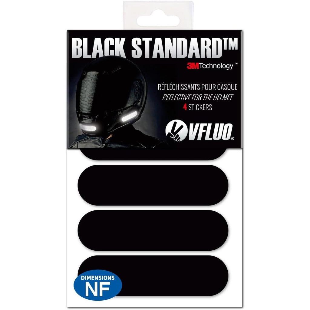 Buy now VFLUO - Kit 4 Retro Reflective Stripes Stickers for Mortorcyle Helmet - Stickers Approved to FR Dimension - High Visibility, 3M™ Technology - Discreet and design - Maximum Grip at indiglob india