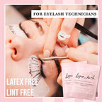 Buy now 100 Pairs Eyelash Extension Under Eye Gel Pads by Lyon Lash - Lint Free with Aloe Vera Hydrogel Eye Patches, Premium Eyelash Extension Supplies & Beauty Tools, Fit Most Eye Shape, Stick Well at indiglob india