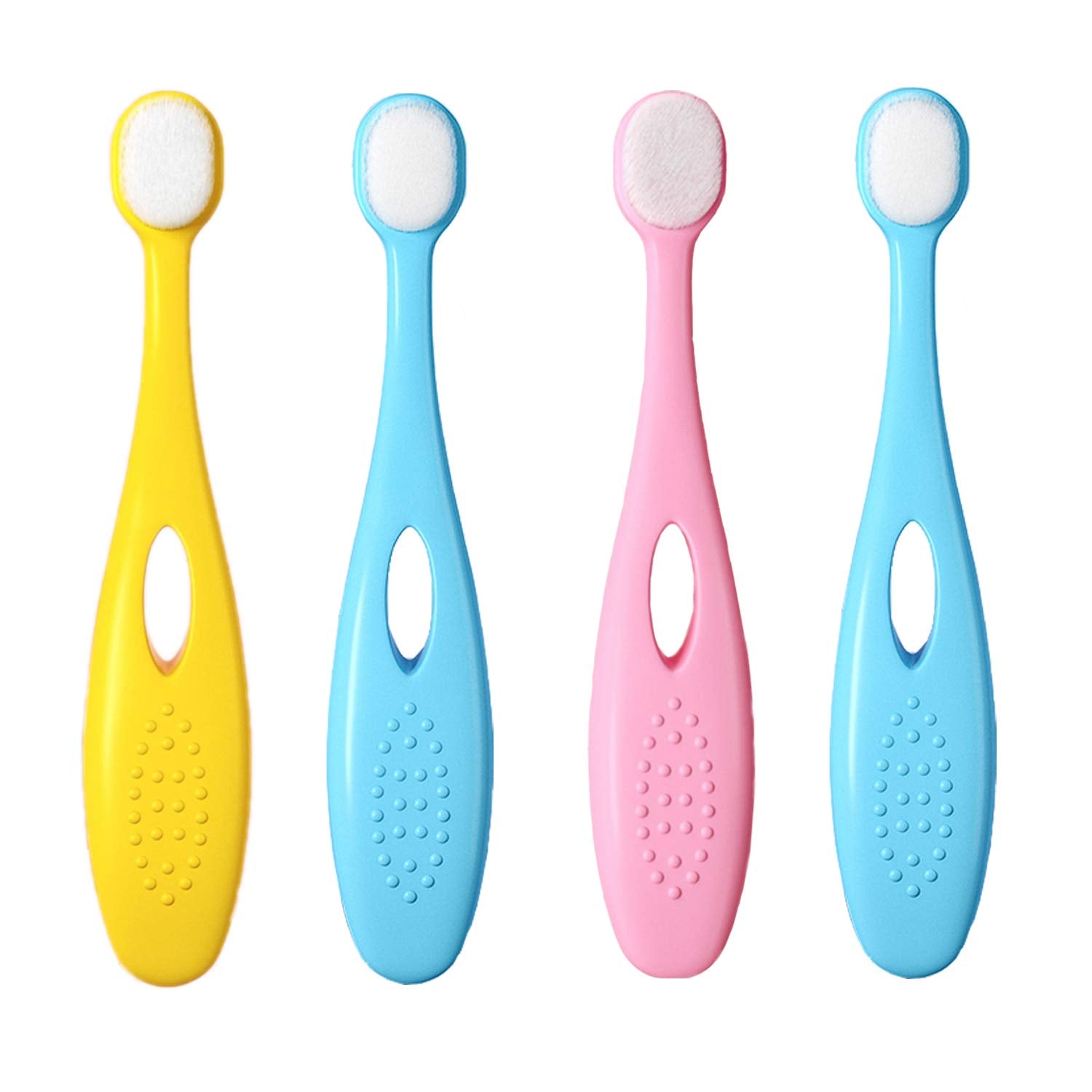 Buy now EasyHonor Extra Toothbrush for Sensitive Gums, Micro Fur Manual Toothbrush with 20000 Soft Floss Bristle for Pregnant Women, Elderly, Braces and Gum Recessions, Protect Fragile Gums (6 Pack) Baby Toothbrush 4pcs at indiglob india