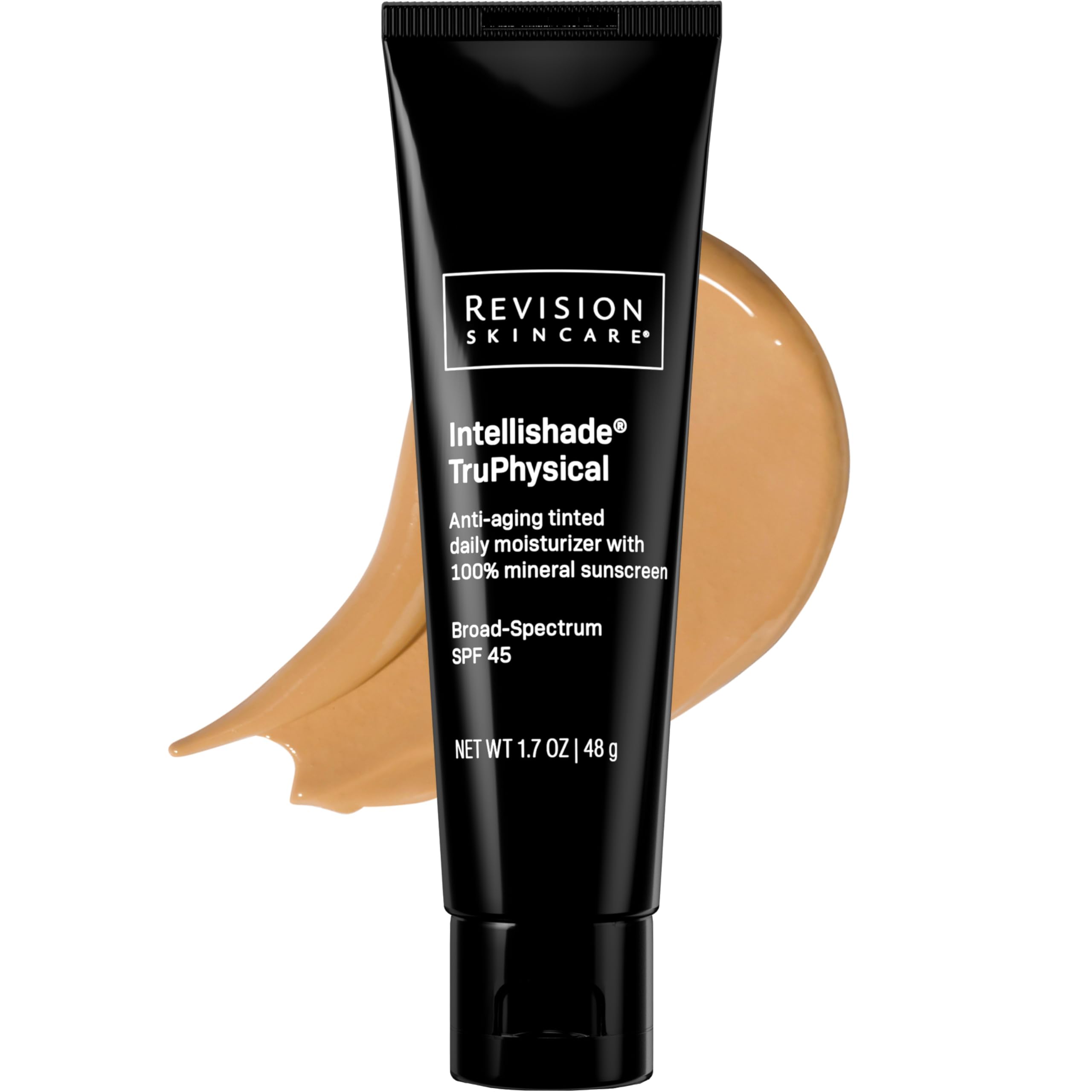 Buy now Revision Skincare Intellishade® TruPhysical SPF 45, 100% Mineral Sunscreen for Face, Anti-Aging Moisturizer with SPF and Vitamin C, Tinted Sunscreen for Sensitive Skin, 1.7 oz at indiglob india
