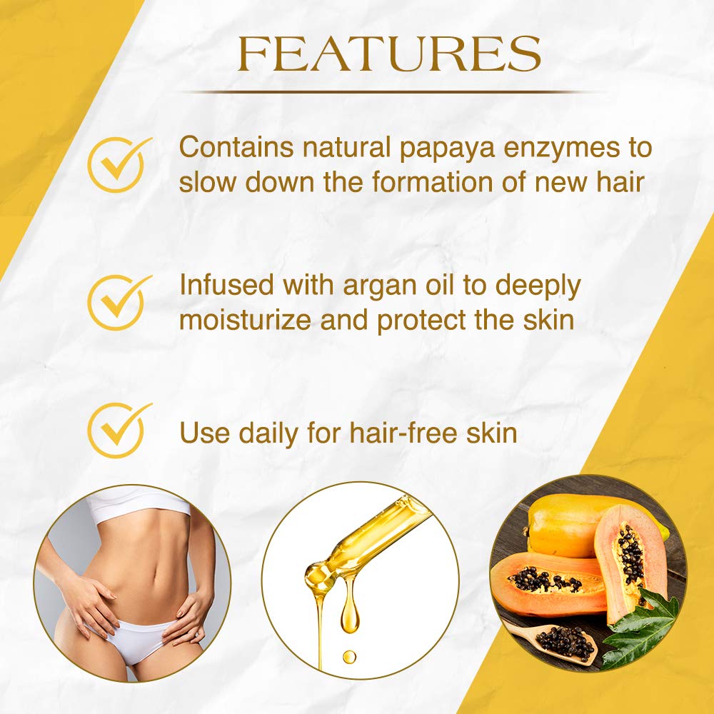 Buy now GiGi Post Waxing Treatment, Slow Grow Hair Inhibitor Lotion with Argan Oil, Hair Growth Minimizer for Men and Women, 8 oz, 1 Pack at indiglob india