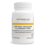 Integrative Therapeutics Cortisol Manager Allergen Free - Adrenal Health Support Supplement for Healthy Stress Response* - Vegan, Non-Dairy & Gluten-Free - 30 Capsules