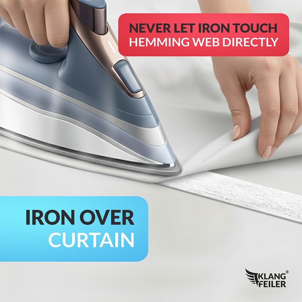 Klangfeiler® Iron on Hemming Tape - Extra Strong - 3/4In32Yd- Iron Required