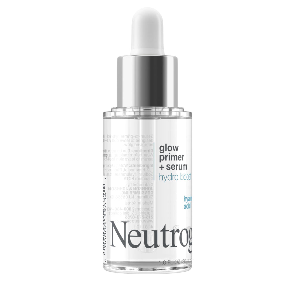 Buy now Neutrogena Hydro Boost Glow Booster Primer & Serum, Hydrating & Moisturizing Face Serum-to-Primer Hybrid, Infused with Purified Hyaluronic Acid & Designed to Instantly Hydrate, 1.0 fl. oz at indiglob india