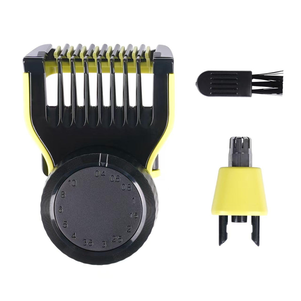 Electric Beard Trimmer Accessory,14-Length Adjustable Guide Comb Guard for One - Blade QP2520 QP2530 QP2620 QP2630,Nose Hair Trimmer Replacement Blades Heads for One - Blade