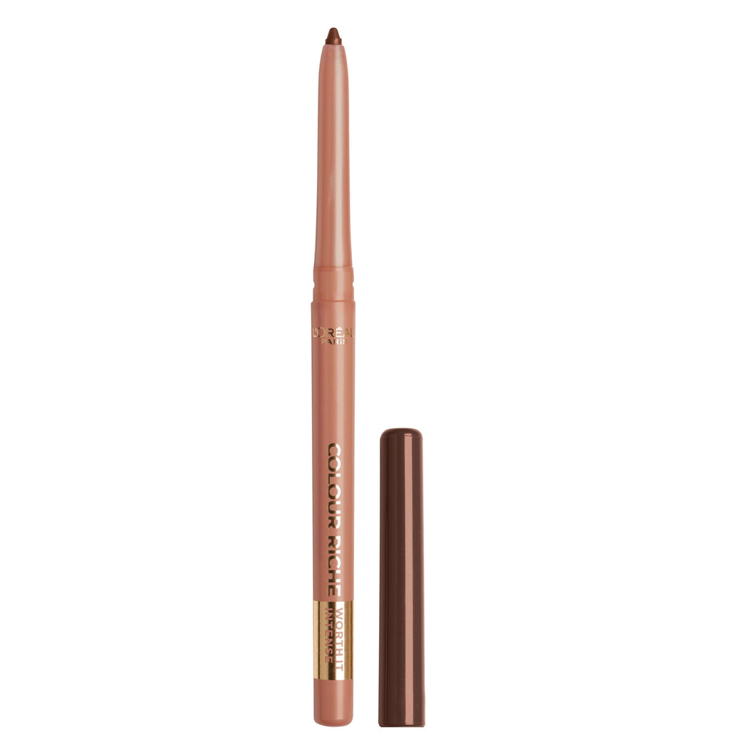 Buy now L'Oreal Paris Colour Riche Lip Liner Pencil, Creamy Lip Liner with Omega 3 and Vitamin E, 783 More Chocolate (Brown) at indiglob india