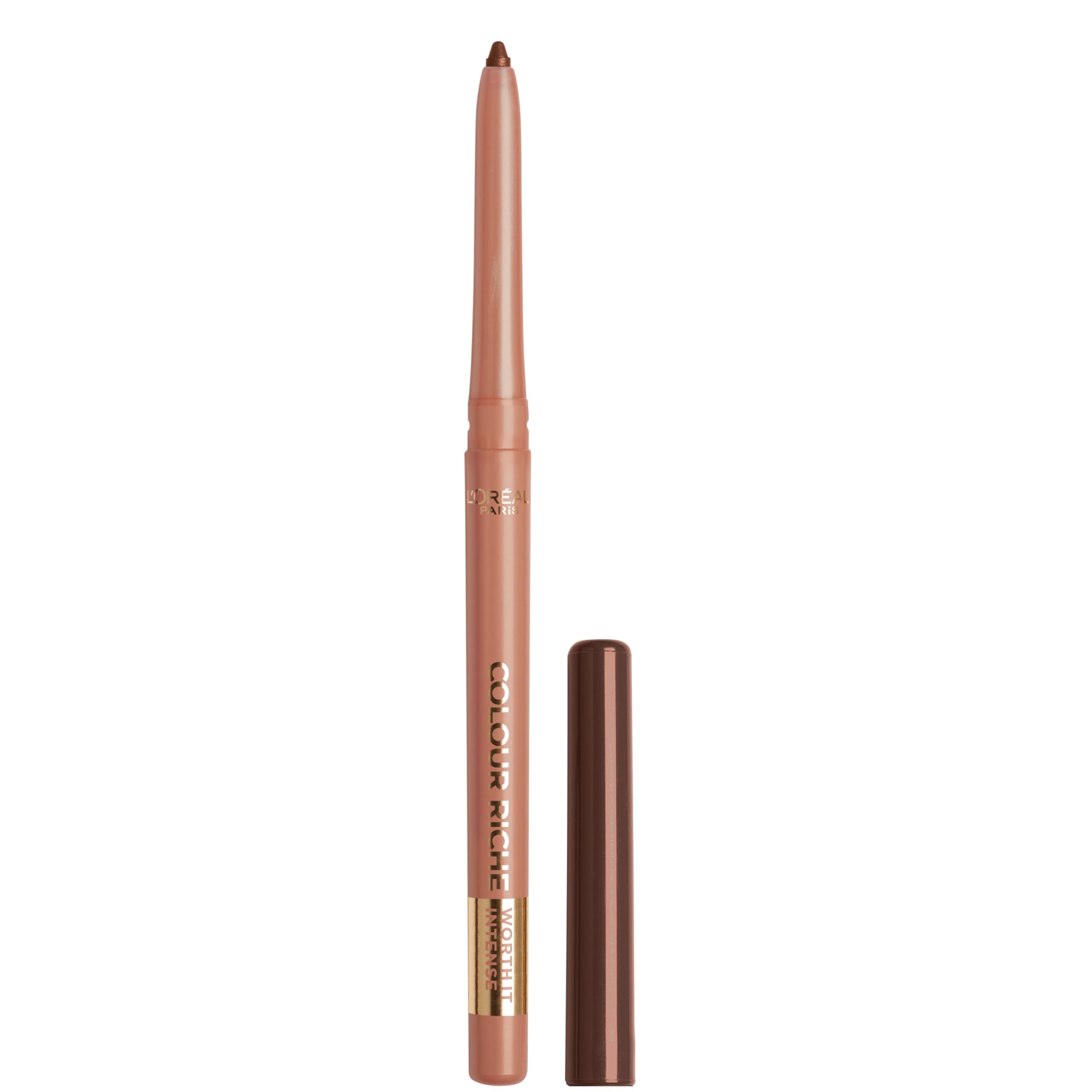 Buy now L'Oreal Paris Colour Riche Lip Liner Pencil, Creamy Lip Liner with Omega 3 and Vitamin E, 783 More Chocolate (Brown) at indiglob india