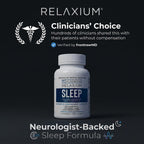Relaxium Sleep Aid for Adults, 5mg Melatonin, Magnesium Glycinate, 30-Day | Non-Habit Forming Dietary Supplement, Drug-Free, Stress Relief