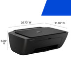 HP DeskJet 2955 Wireless All-in-One Color Inkjet Printer, Scanner, Copier, Best-for-Home, 3 Month Trial of Instant Ink Included, AI-Capable (A24HJA)