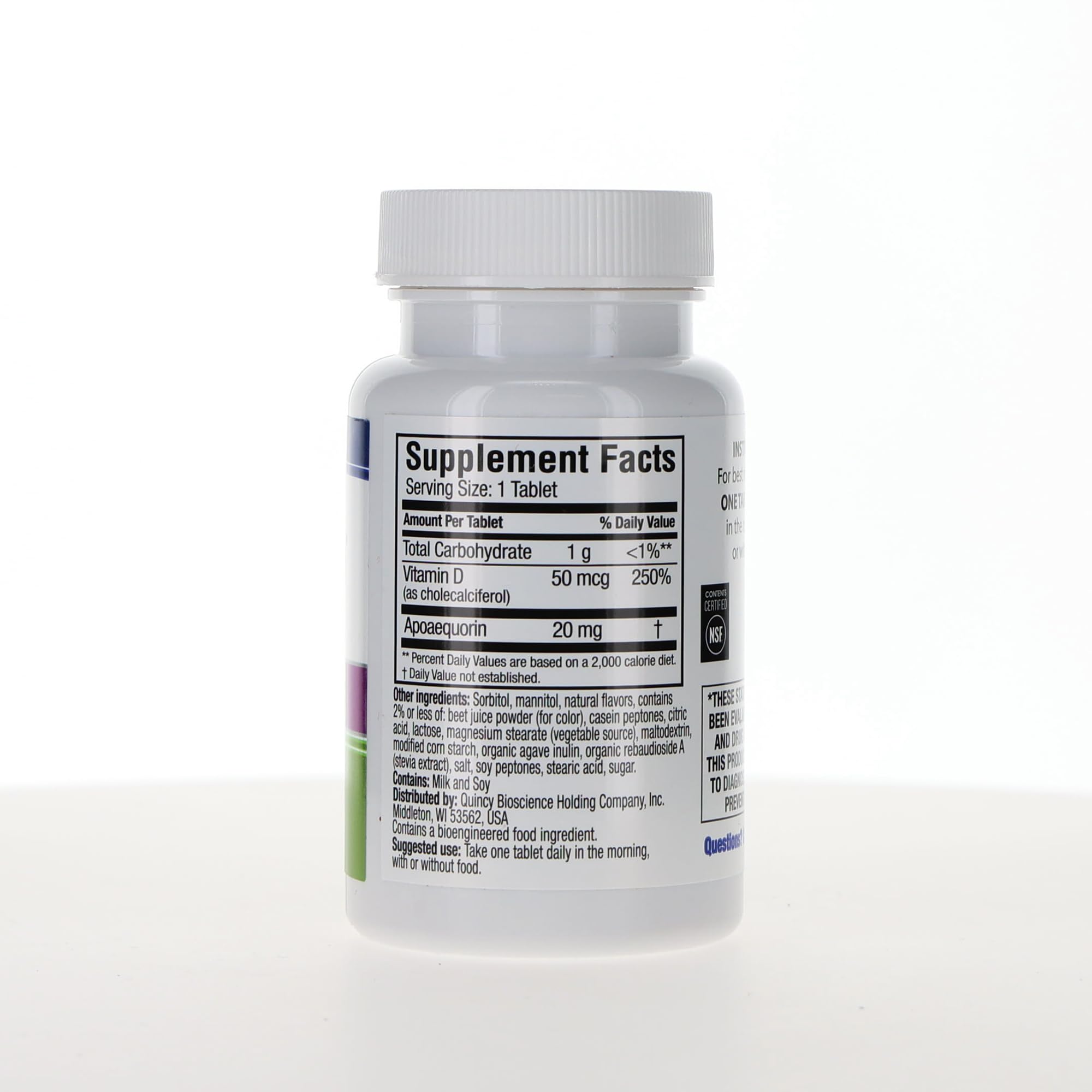 Prevagen Extra Strength Mixed Berry Chewables with Storage Box, 1-Pack | For Your Brain, 1 Month Supply, 20mg Apoaequorin, 50mcg Vitamin D3, 30 Tablets per Bottle