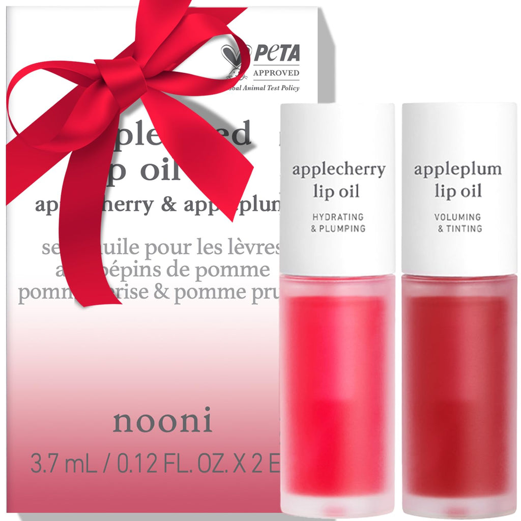 Buy now NOONI Korean Lip Oil - Appleberry | Long-Lasting, Moisturizing, Plumping, Revitalizing for Dry Lips, Waterproof, No Peel Off, Hydrating, Nourishing Crystal Clear, Stocking Stuffers, 0.12 FL Oz at indiglob india