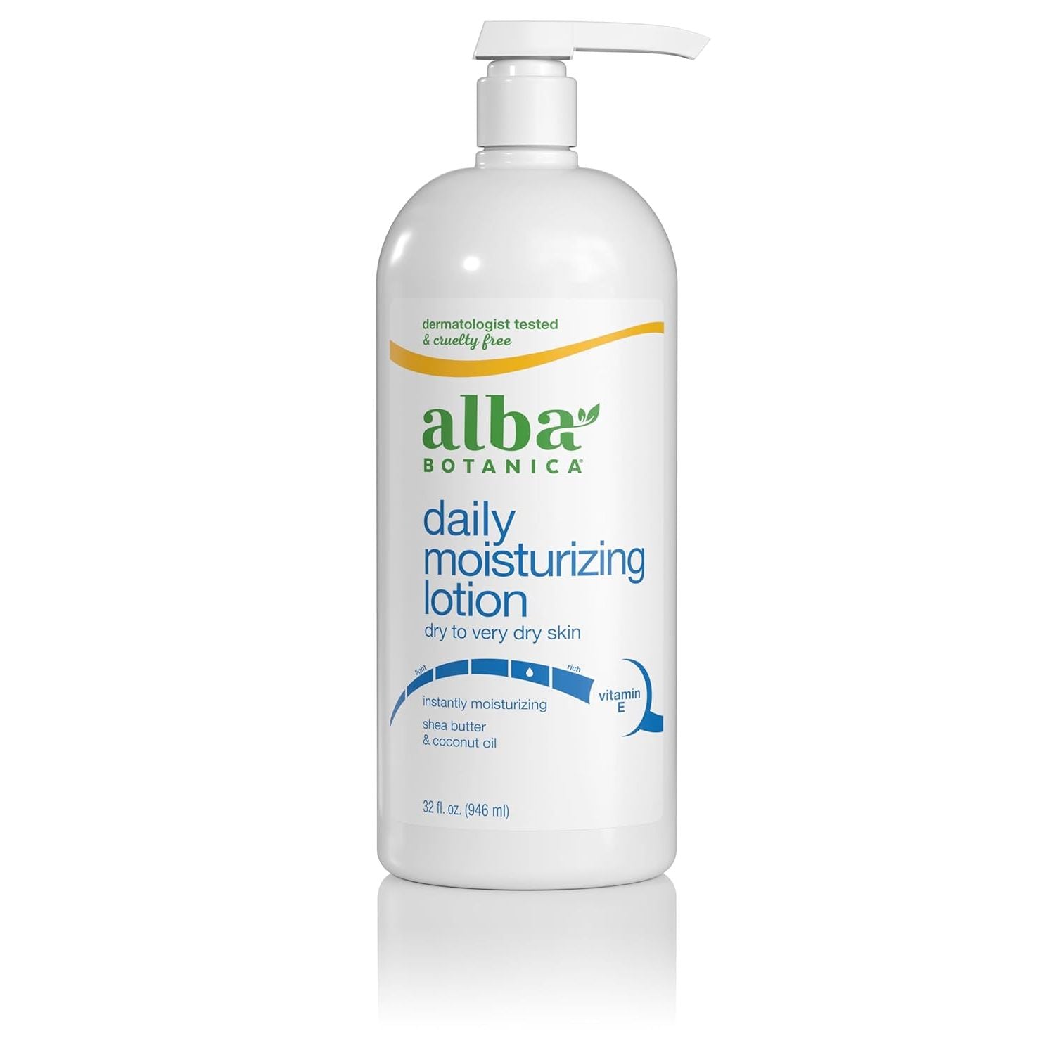 Buy now Alba Botanica Daily Moisturizing Lotion, Sensitive Skin, Fragrance Free, 32 Oz (Packaging May Vary) 32 Ounce (Pack of 1) Coconut (Dry to Very Dry Skin) at indiglob india