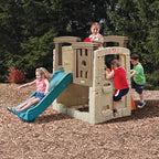 Buy now Step2 Woodland Climber II Kids Playset, Ages 2 ƒ??6 Years Old, Toddler Slide and Climbing Wall, Outdoor Playground for Backyard, Sturdy Plastic Frame, Easy Set Up at indiglob india