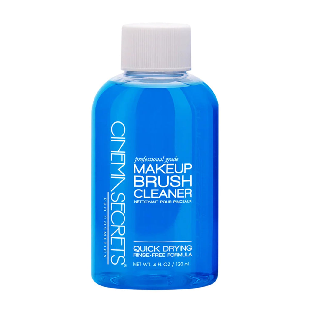 Cinema Secrets Original Blue Vanilla Makeup Brush Cleaner Solution - Professional Cleanser for Makeup Brushes - Quick-Drying, Rinse-Free Formula - Removes Stubborn Waterproof Make Up (16 fl oz)