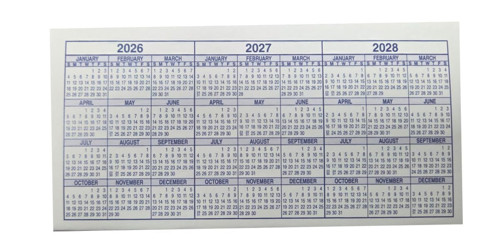 12 Magnolia Registers, 26-27-28 Calendars, Made in USA