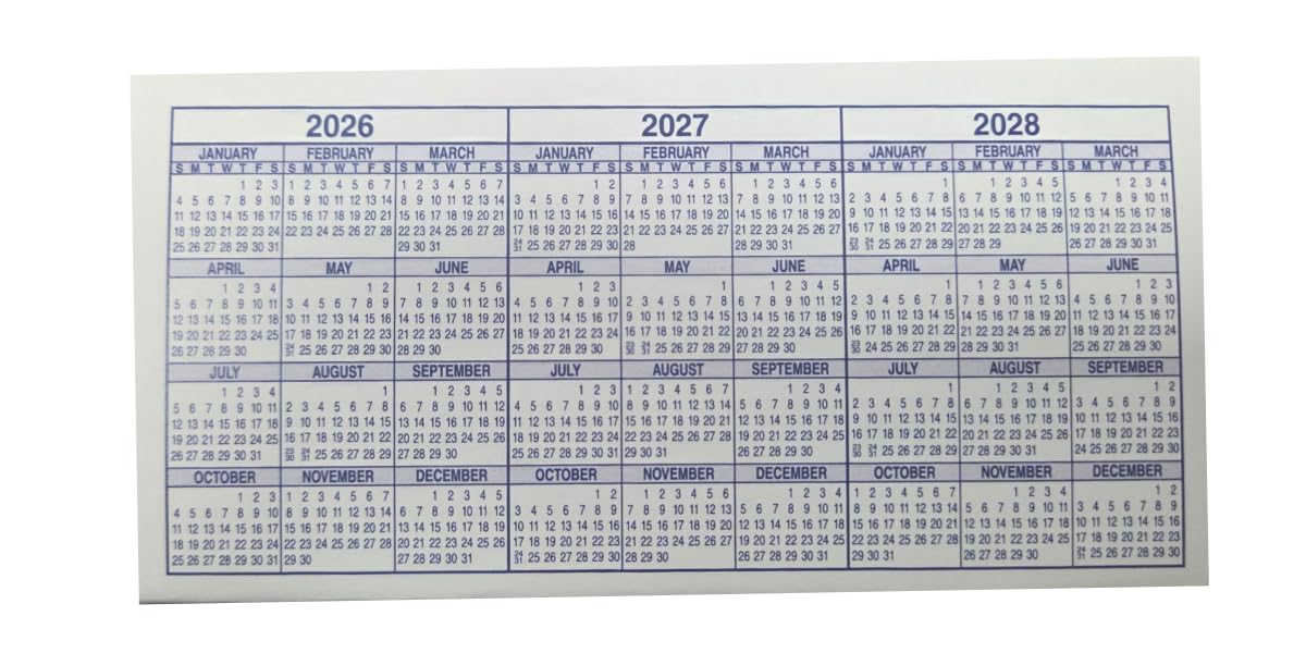12 Magnolia Registers, 26-27-28 Calendars, Made in USA