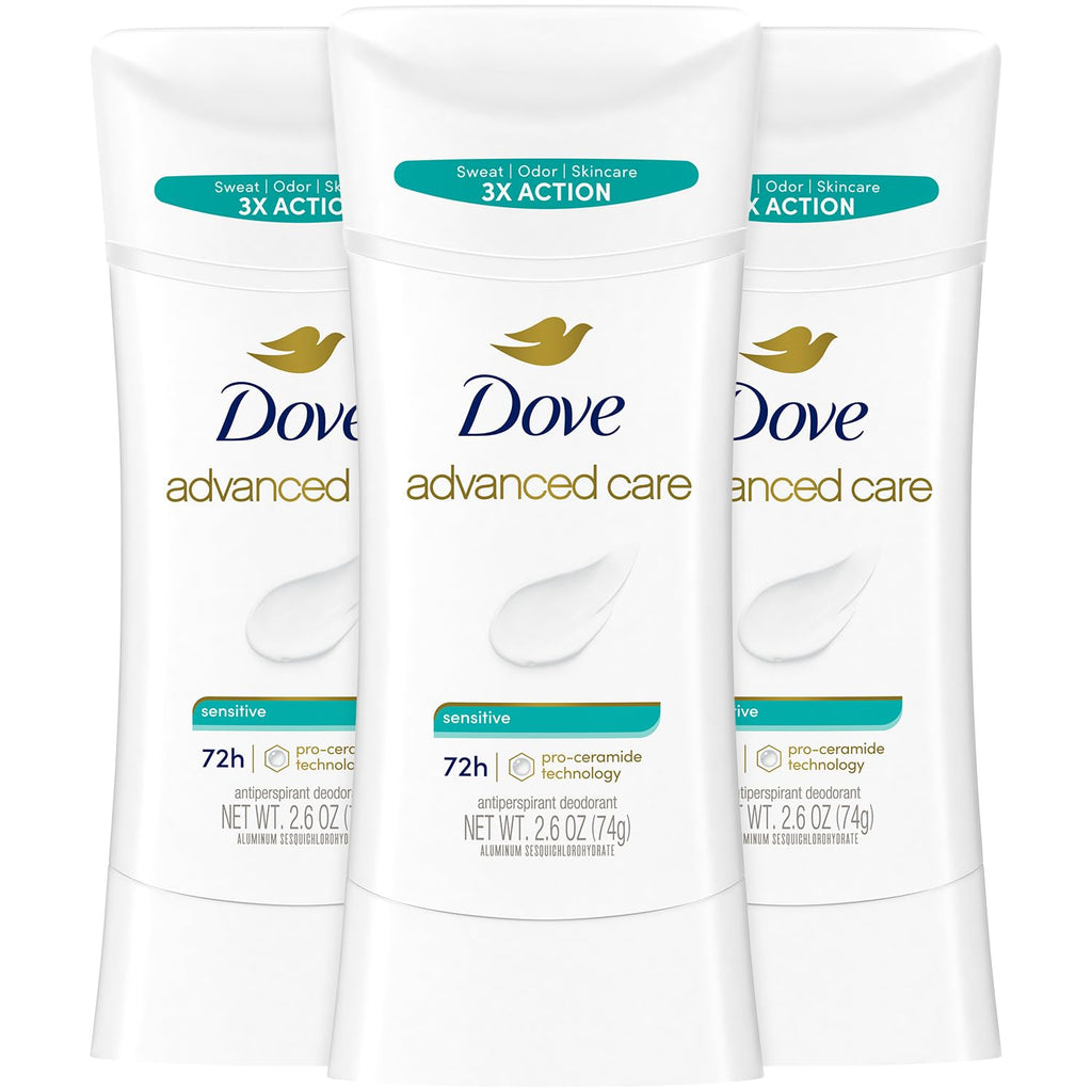 Dove Advanced Care Antiperspirant Deodorant, Sensitive 2.6 Oz