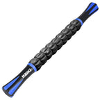 Buy now Muscle Roller Massage Roller Stick- Deep Tissue Fascia Blaster for Myofascial Pain Relief, Lymphatic Drainage & Body Sculpting, Handheld Physical Therapy & Recovery Tool (Black White-24 inch) at indiglob india