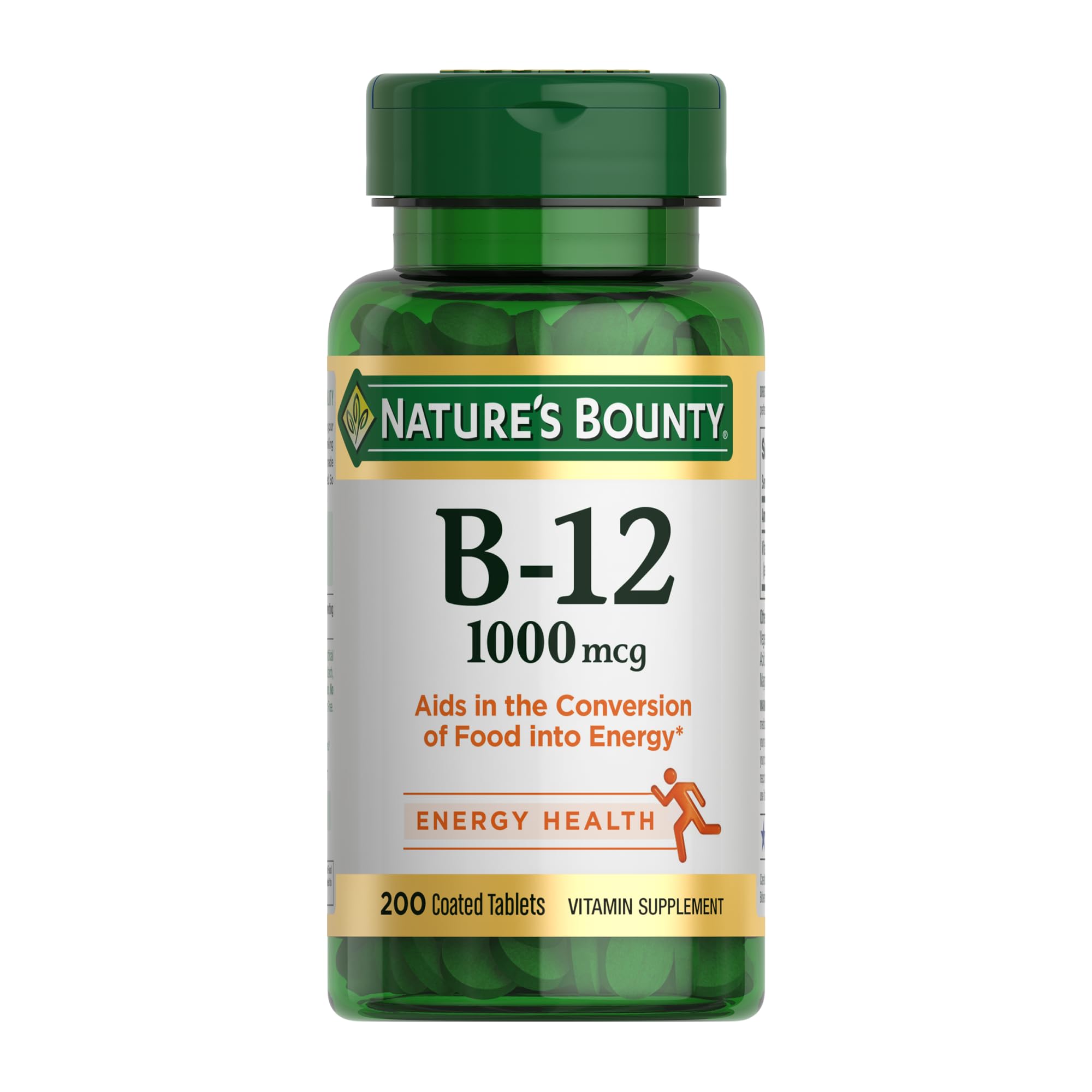 Buy now Vitamin B12 by Nature's Bounty, Vitamin Supplement, Supports Energy Metabolism and Nervous System Health, 1000mcg, 100 Tablets 200 Count (Pack of 1) at indiglob india