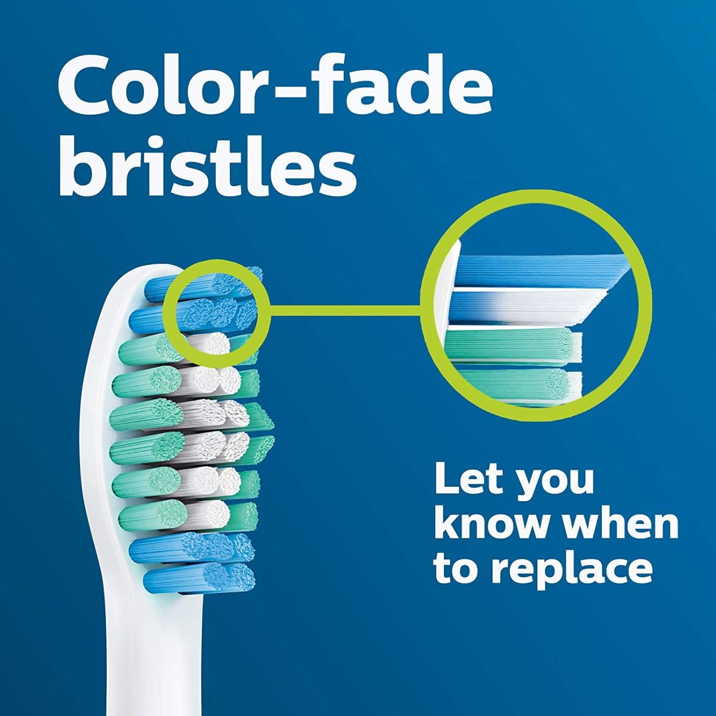 Buy now Philips Sonicare Genuine Simply Clean Replacement Toothbrush Heads, 2 Brush Heads, White, HX6012/04 at indiglob india