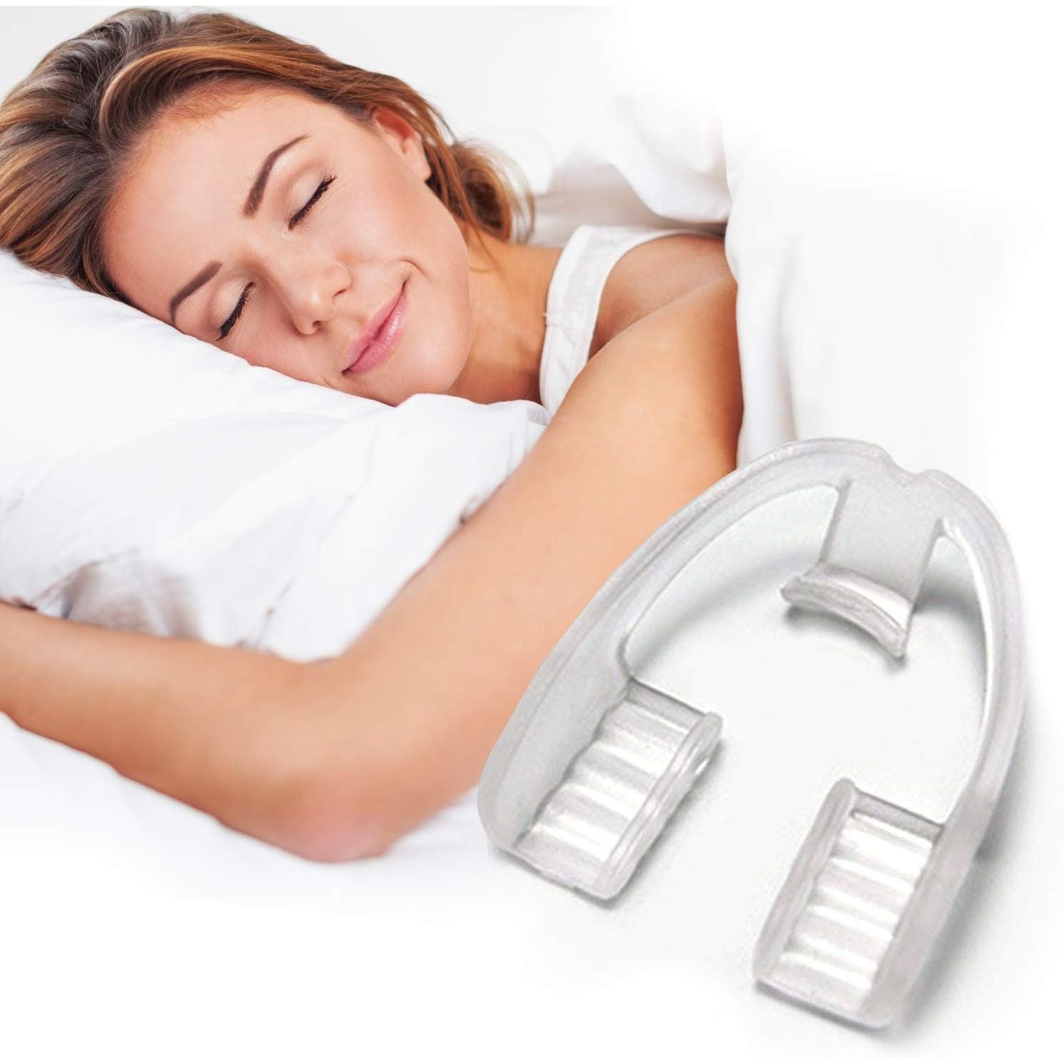 Buy now Anti Teeth-Grinding Dental Guard-Ready to use-No Boiling or Molding, Slim, Sleek and Comfortable Works for Upper and Lower Jaw, relieves pain and corrects TMJ and Bruxism at indiglob india