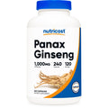 Nutricost Panax Ginseng 1000mg, 240 Capsules, 120 Servings, Gluten Free | GMO-Free