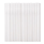 Individually Wrapped 100 Pcs Clear Plastic Straws, Disposable Drinking Straws, 8.26" Long and 0.23'' Diameter, BPA-Free
