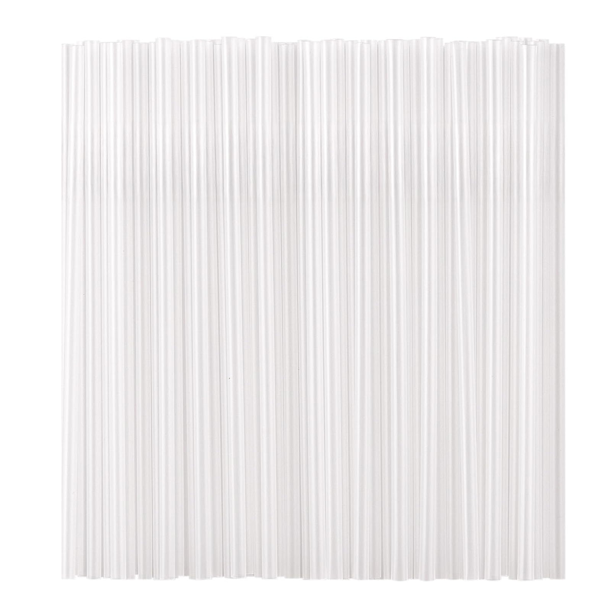 Individually Wrapped 100 Pcs Clear Plastic Straws, Disposable Drinking Straws, 8.26" Long and 0.23'' Diameter, BPA-Free