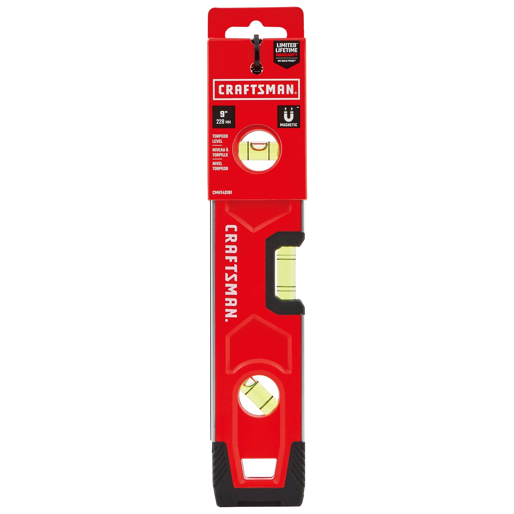 Buy now CRAFTSMAN Torpedo Level, Magnetic, 9 inch (CMHT43191) at indiglob india