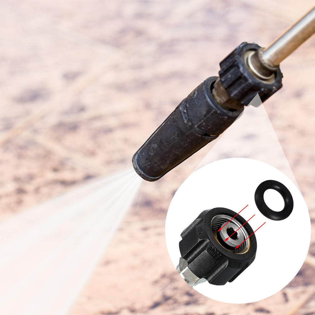 Tatuo 48 Pcs O-Ring Power Pressure Washer Kit 6 Sizes for Power, Gun